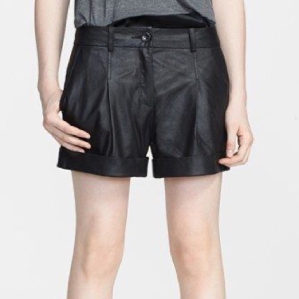 Elizabeth and James leather shorts - 100% real leather